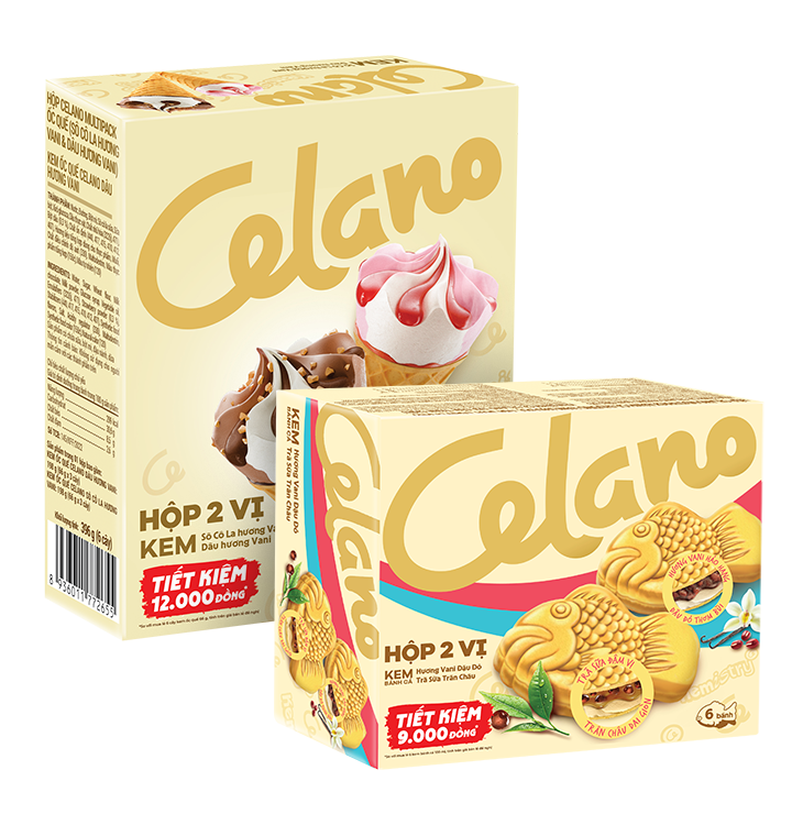 CELANO HỘP KEM 2 VỊ