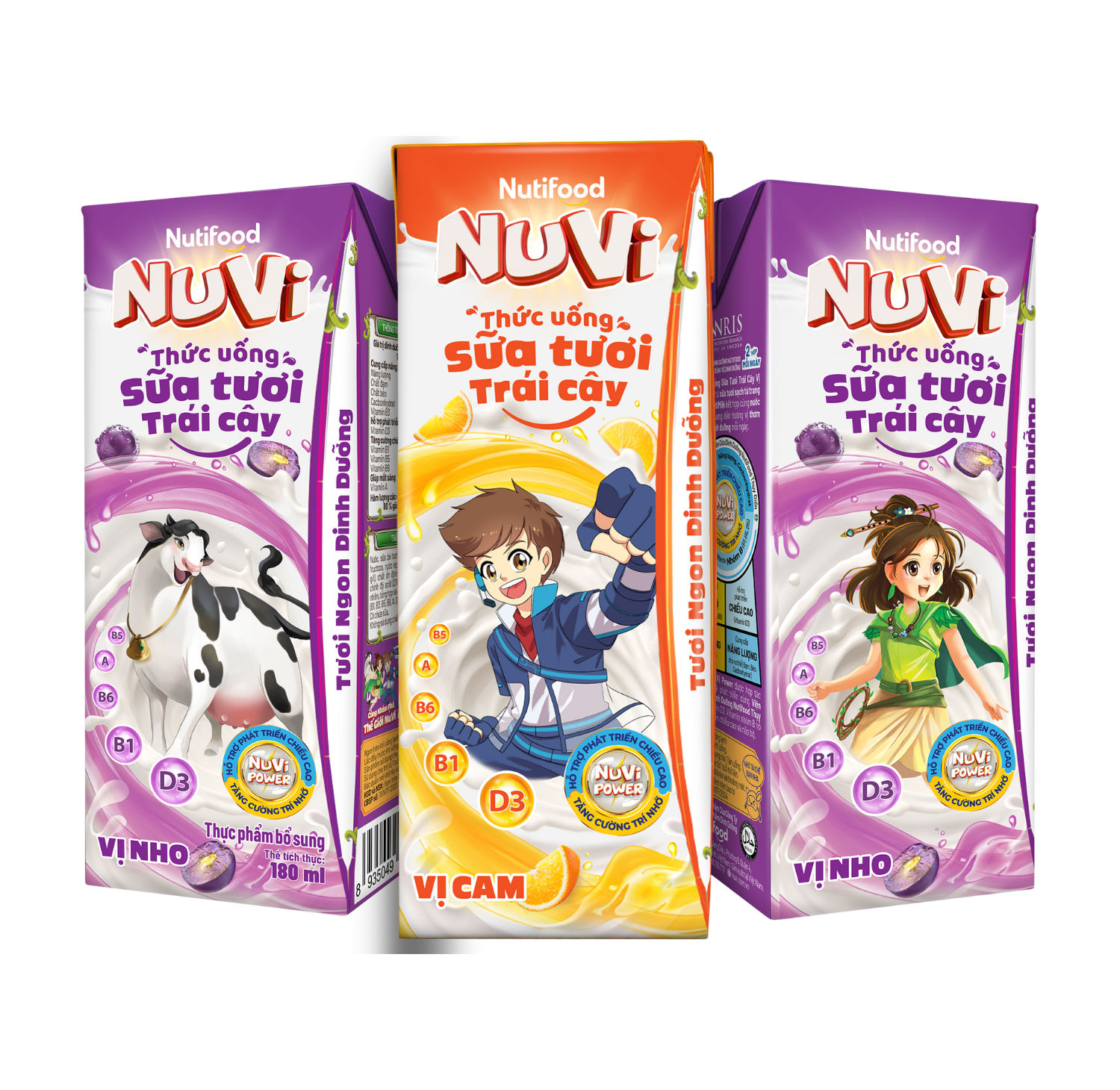 Nuvi Fruit "SHAKE" Milk